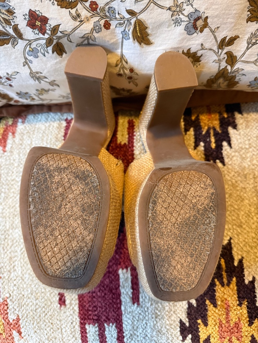 Jessica Simpson Camree Woven Platform Mule Heels - Picture 11 of 11